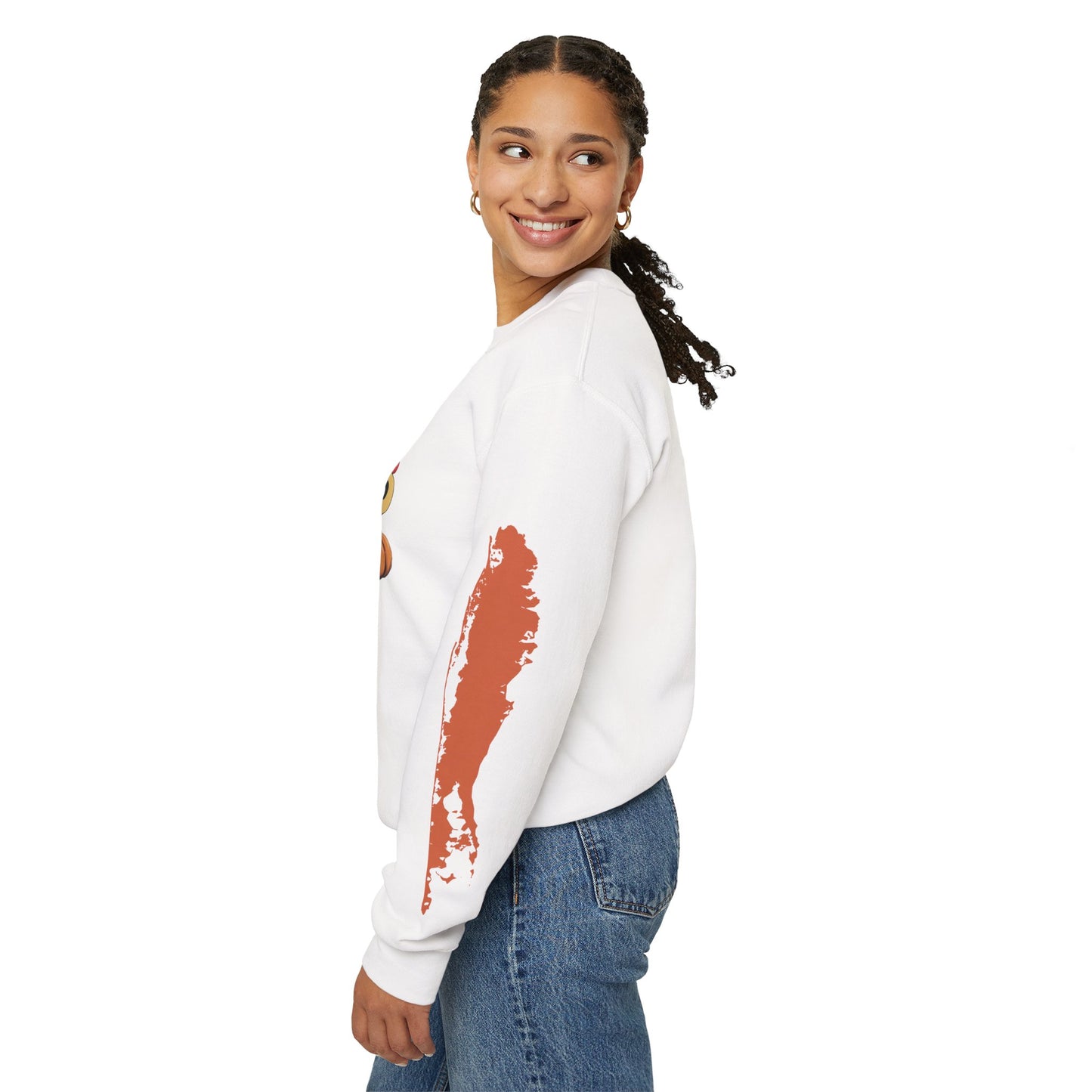 What's Up Long Island? Pumpkin, Apples & Autumn Vibes Crewneck Sweatshirt | Fall Sweater, Unisex Apparel, Thanksgiving Gift
