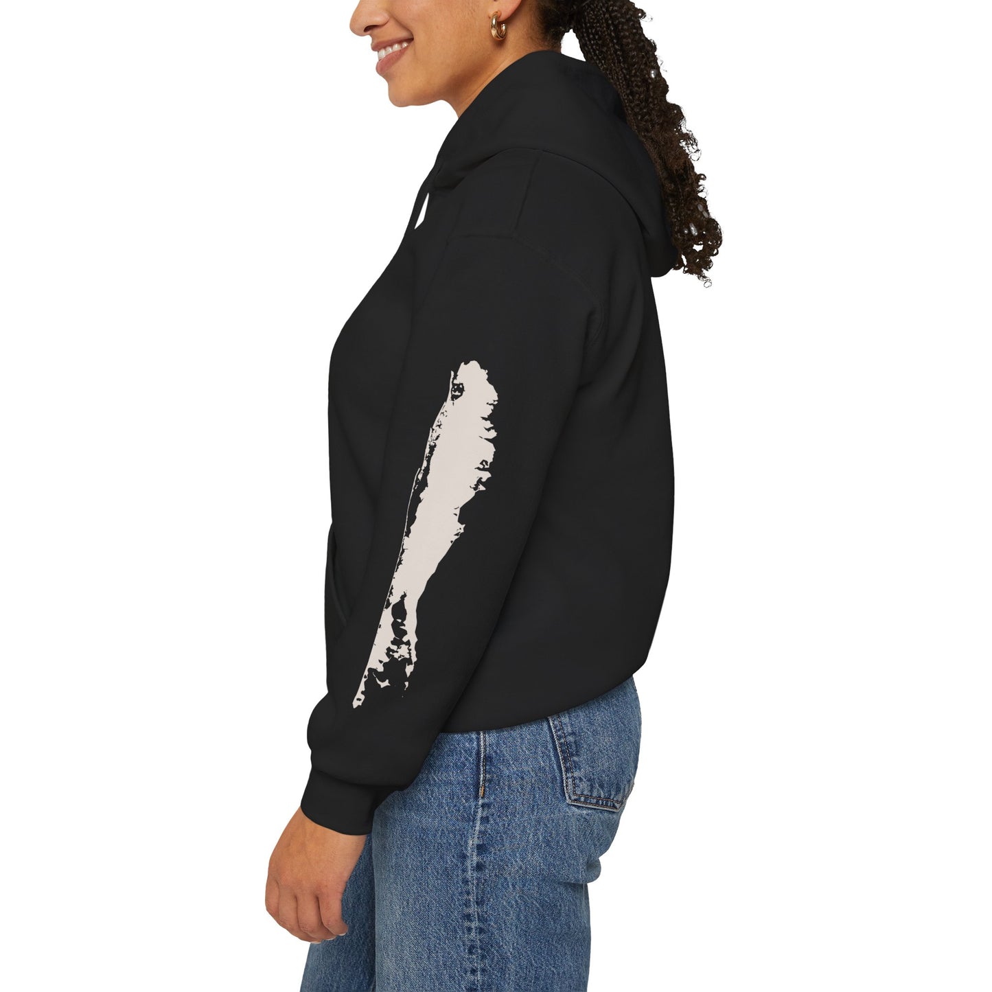 What's Up Long Island? Beach BBQ Graphic Unisex Hooded Sweatshirt