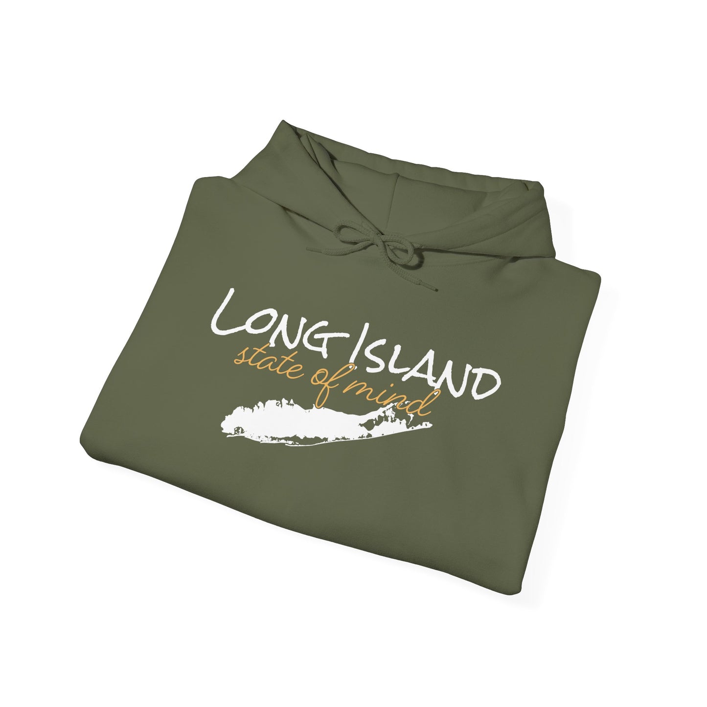 Long Island 'State of Mind' Hoodie — Coastal Island Unisex Graphic Pullover
