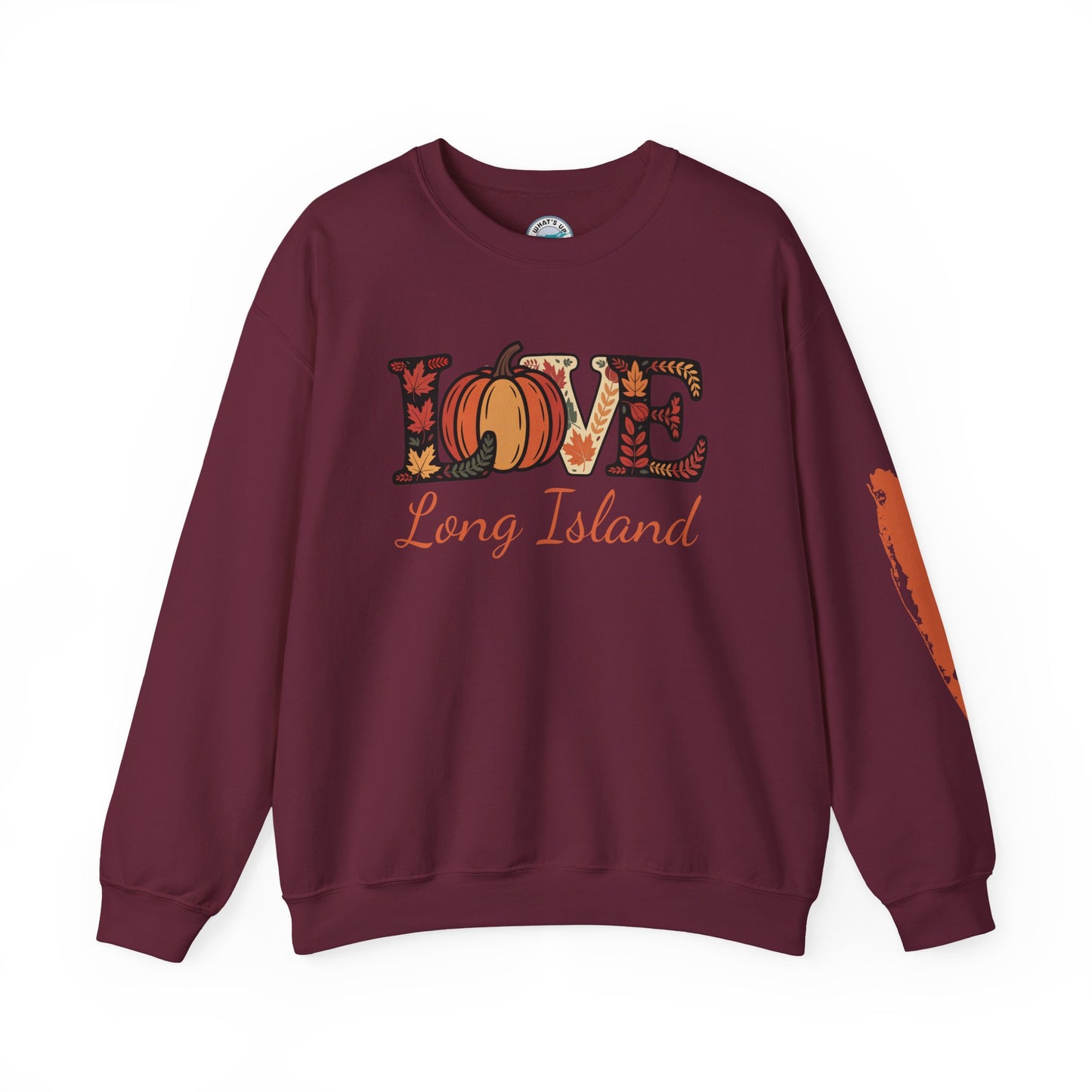 Love What's Up Long Island? Theme Unisex Sweatshirt, Halloween Gift, Cozy Autumn Wear, Unisex Apparel