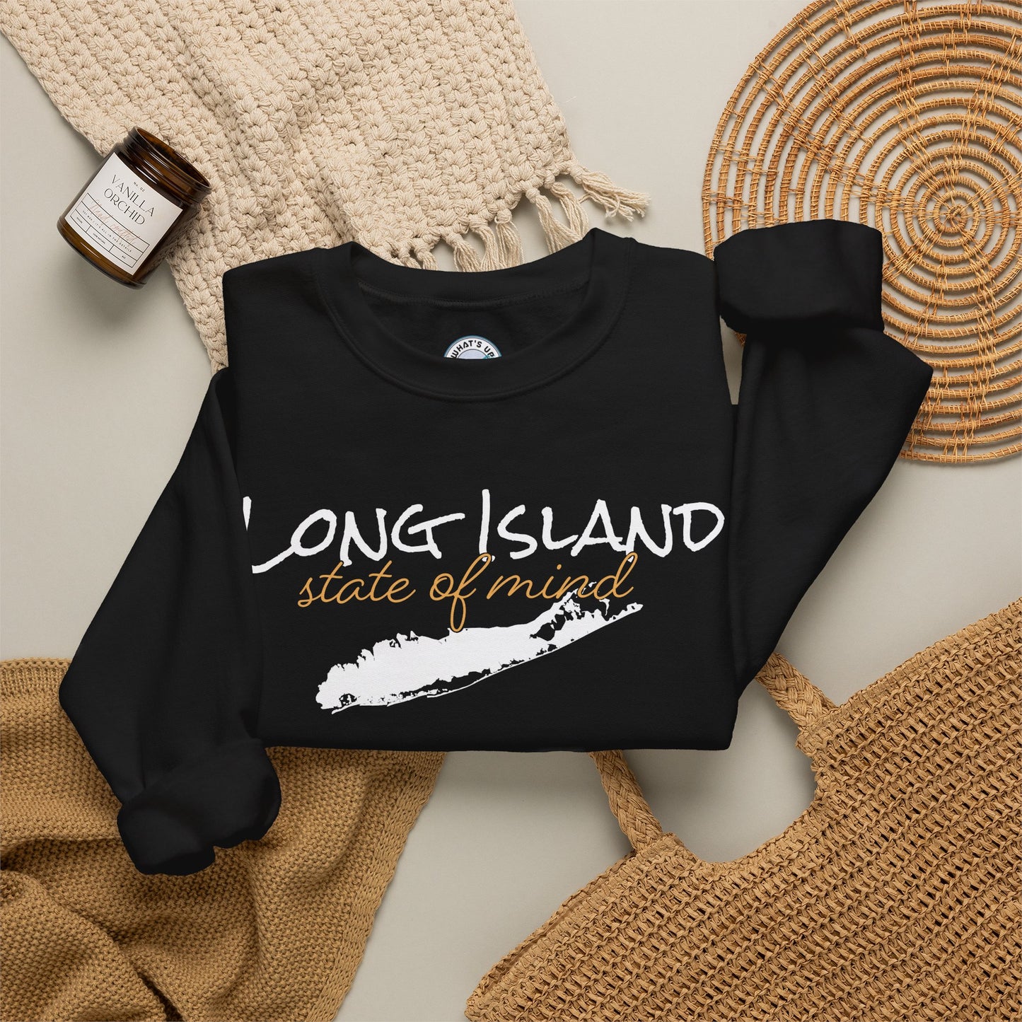 Long Island State of Mind Unisex Sweatshirt — Cozy Crewneck for Locals & Tourists