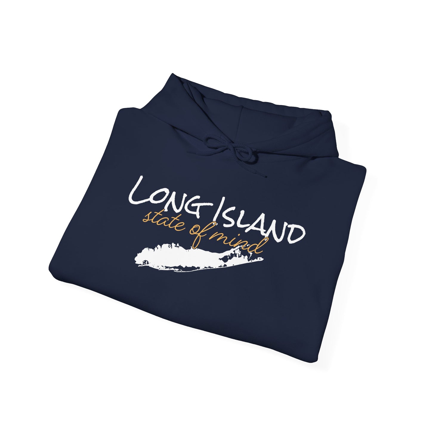 Long Island 'State of Mind' Hoodie — Coastal Island Unisex Graphic Pullover