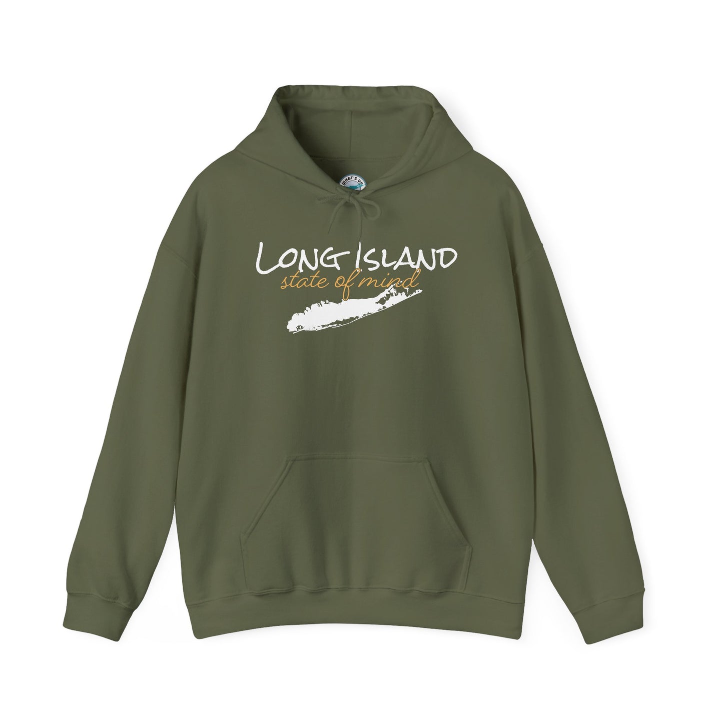 Long Island 'State of Mind' Hoodie — Coastal Island Unisex Graphic Pullover