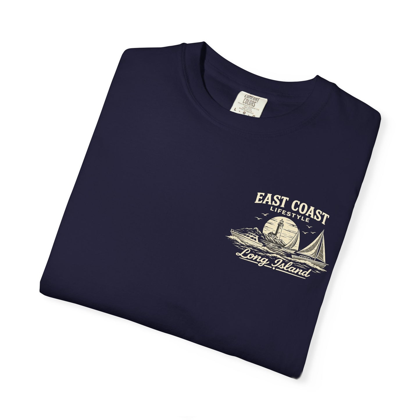 East Coast Lifestyle Long Island T-Shirt — Nautical Sailboat Graphic