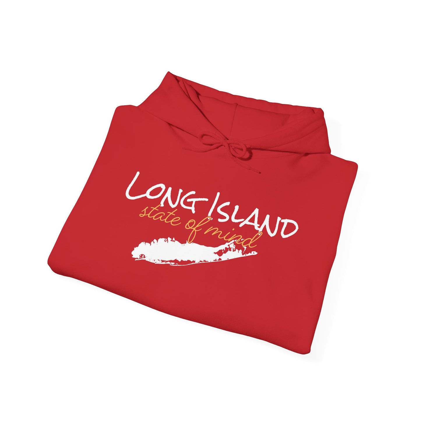 Long Island 'State of Mind' Hoodie — Coastal Island Unisex Graphic Pullover