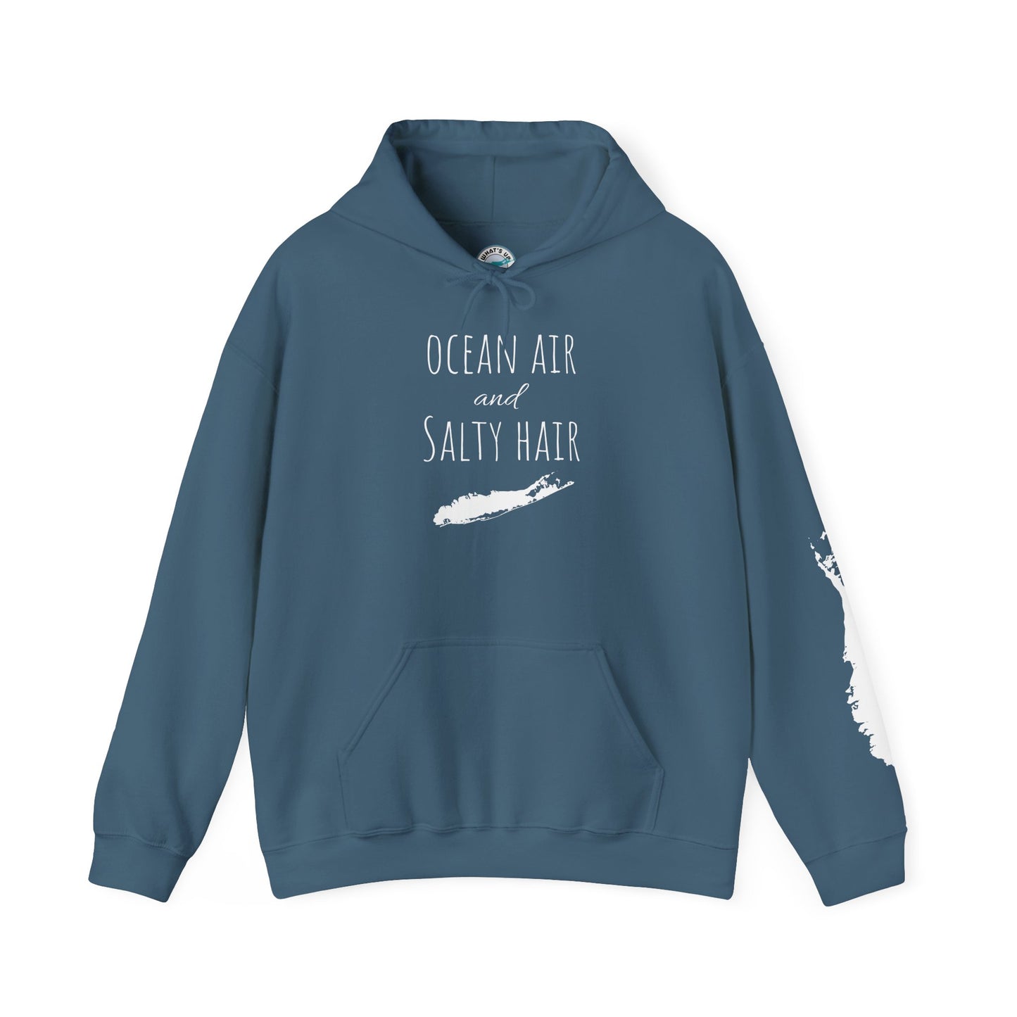 What's Up Long Island?  Ocean Air and Salty Hair Hoodie for Every Occasion | Perfect Gift, Casual Style
