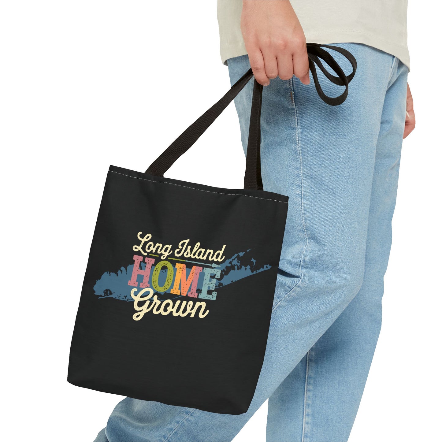 What's Up Long Island?  Home Grown Tote Bag | Eco-Friendly Carryall for Beach Days and Farmers Markets