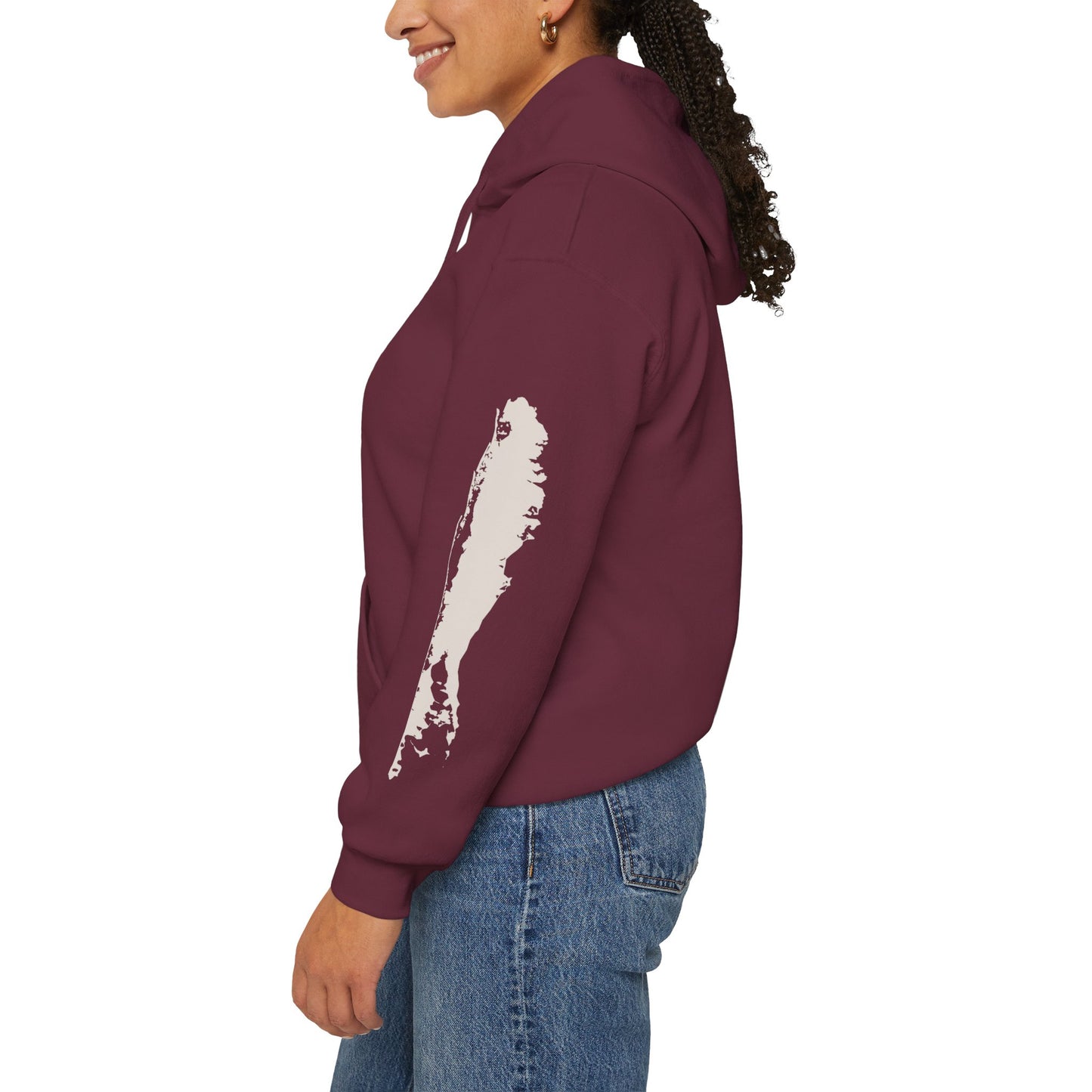 What's Up Long Island? Beach BBQ Graphic Unisex Hooded Sweatshirt