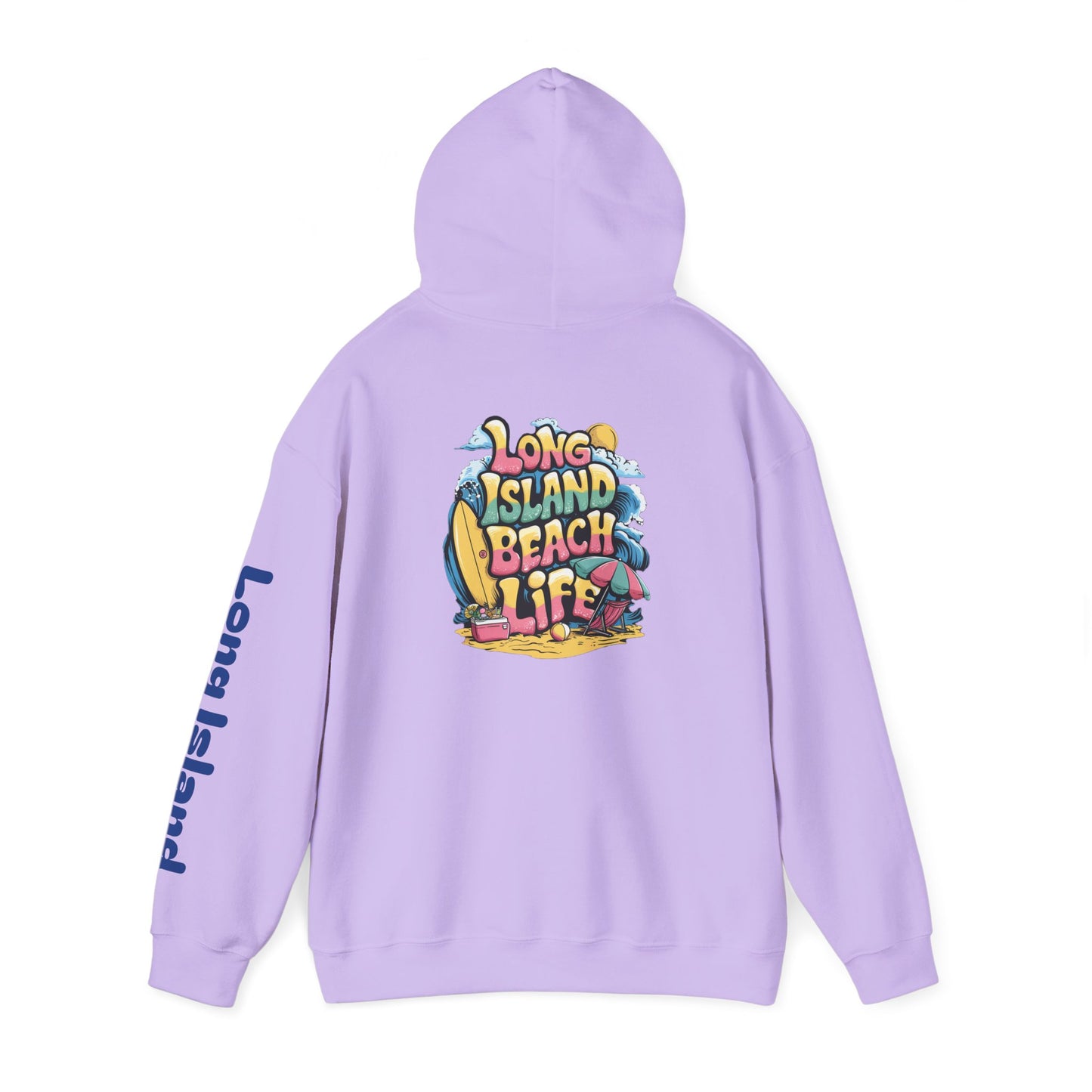 What's Up Long Island? Beach Life Unisex Hoodie – Relaxed Summer Vibes & Coastal Love