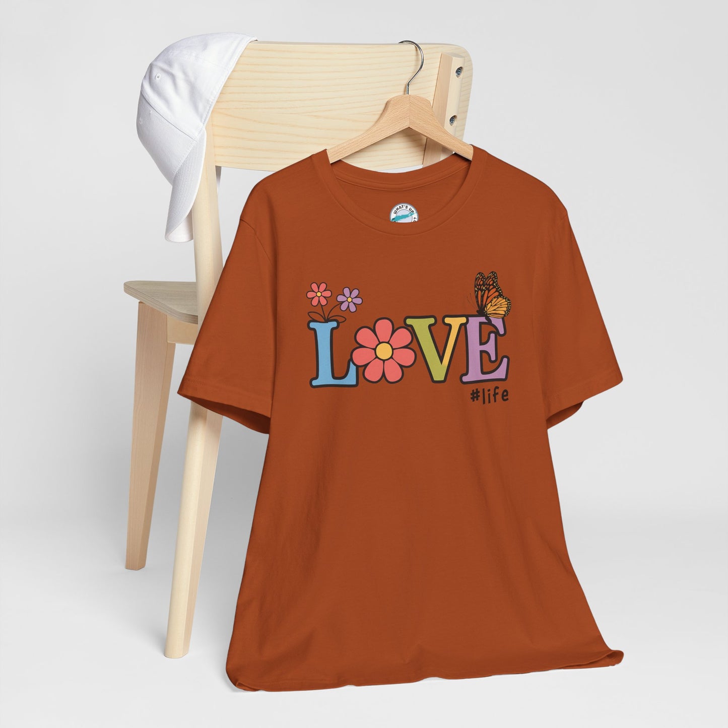 Colorful Love Life Unisex Jersey Tee