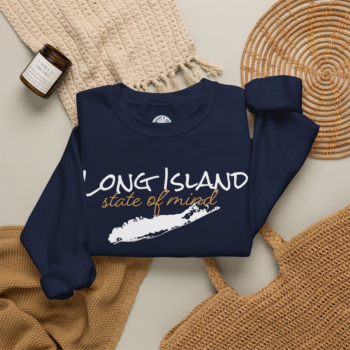 Long Island State of Mind Unisex Sweatshirt — Cozy Crewneck for Locals & Tourists