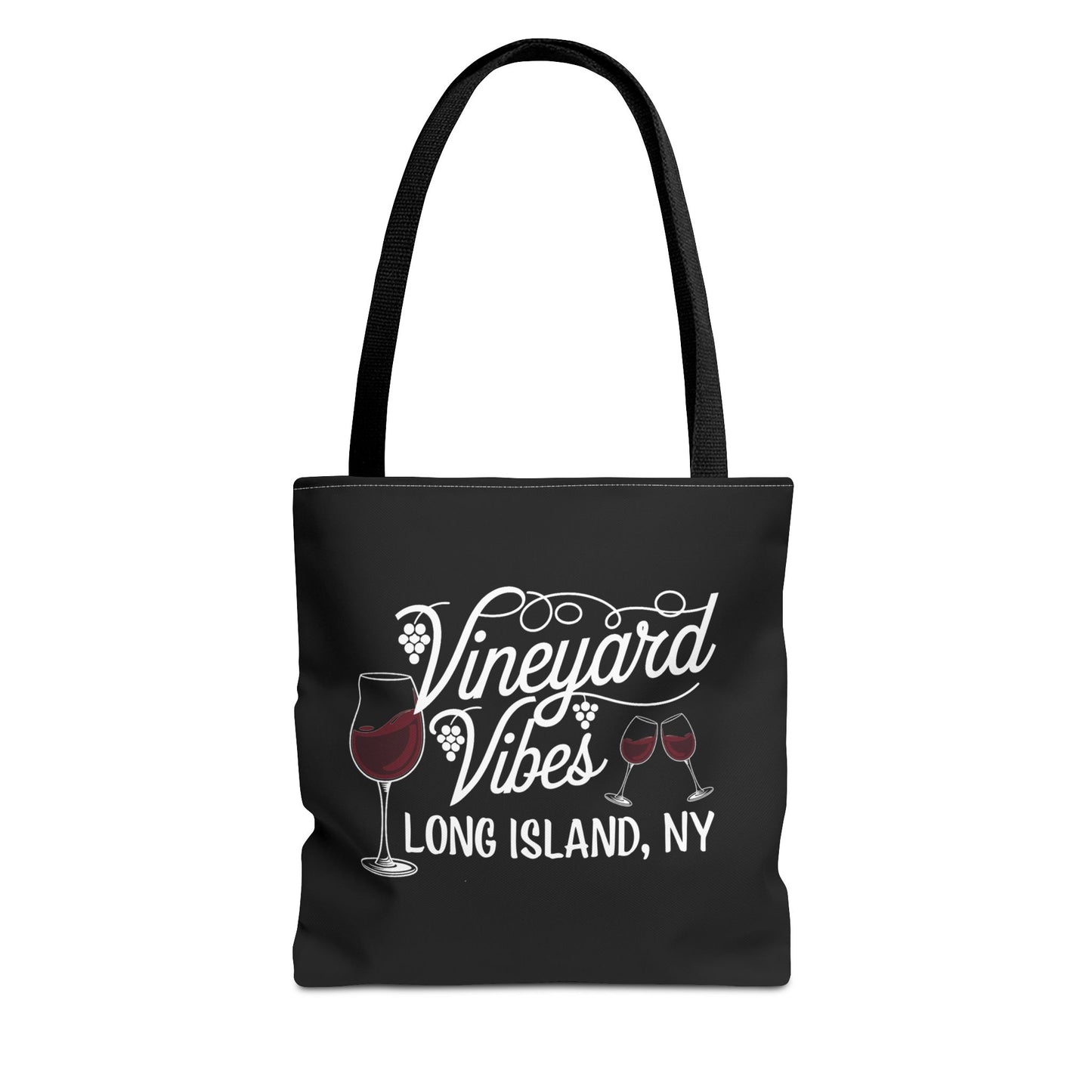 Vineyard Vibes What's Up Long Island? Tote Bag - Fun and Functional - Great gift for wine lovers