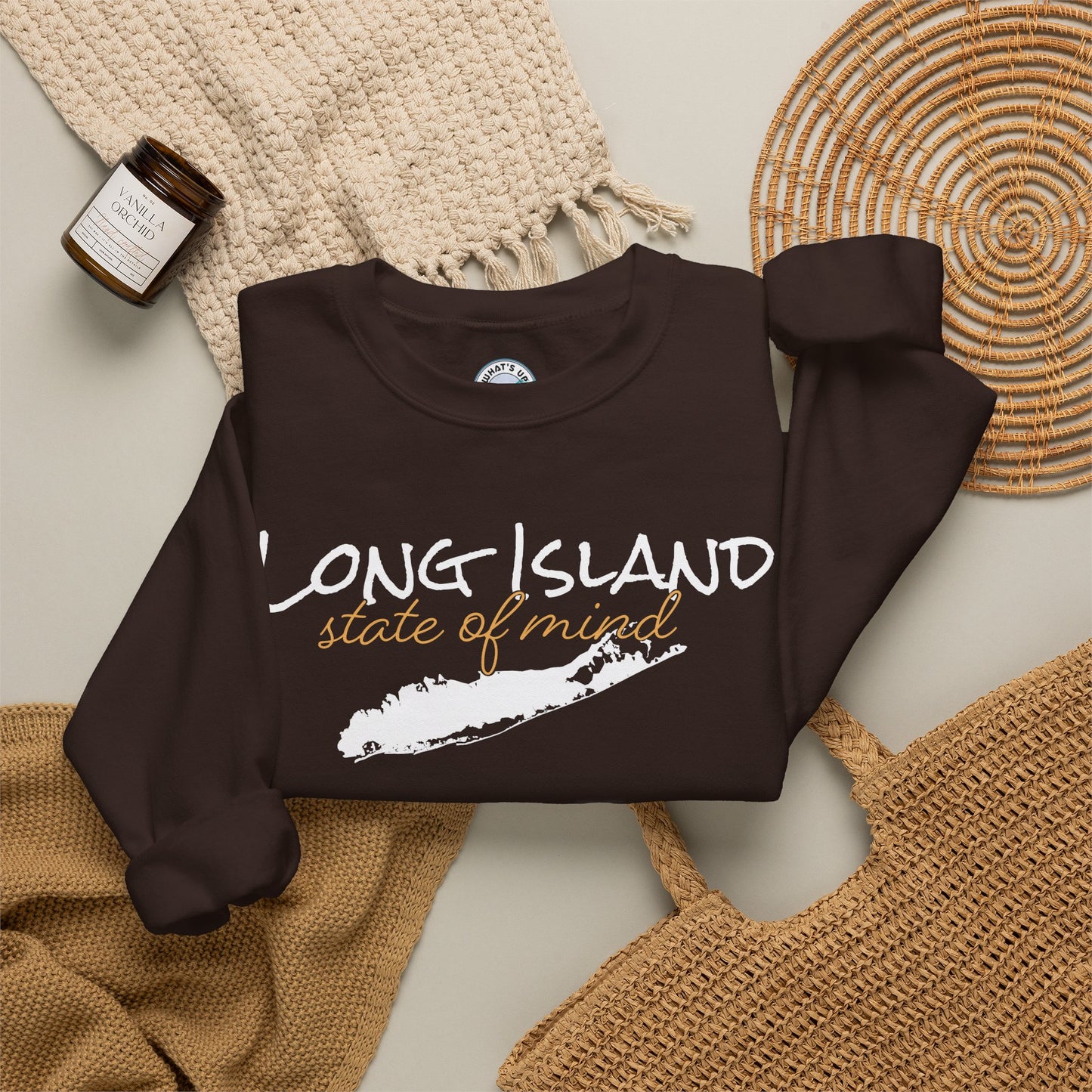 Long Island State of Mind Unisex Sweatshirt — Cozy Crewneck for Locals & Tourists
