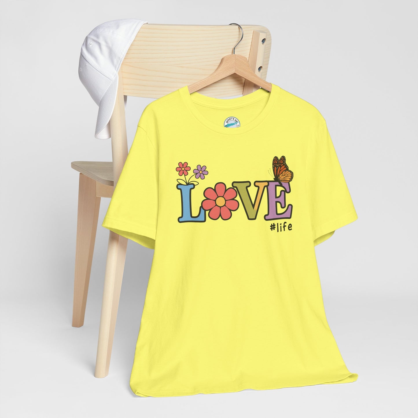 Colorful Love Life Unisex Jersey Tee