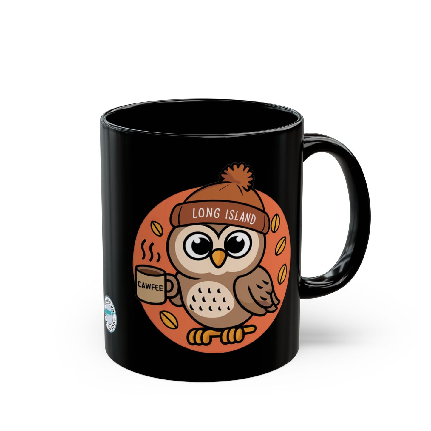 What's Up Long Island? Autumn Cawfee Owl Coffee Mug | Perfect Gift for Fall