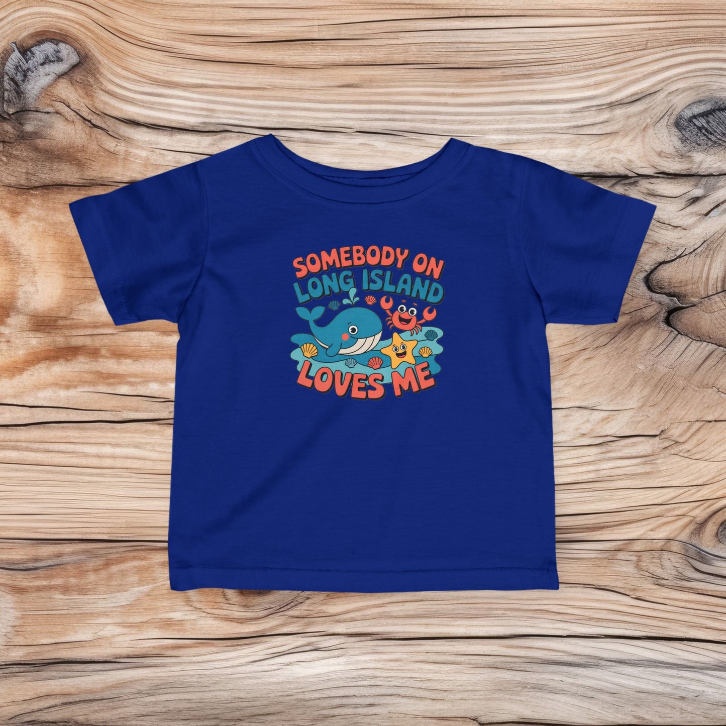 What's Up Long Island? Somebody on Long Island Loves Me - Baby Tee, Cute Infant Shirt, New Parent Gift, Baby Shower Gift