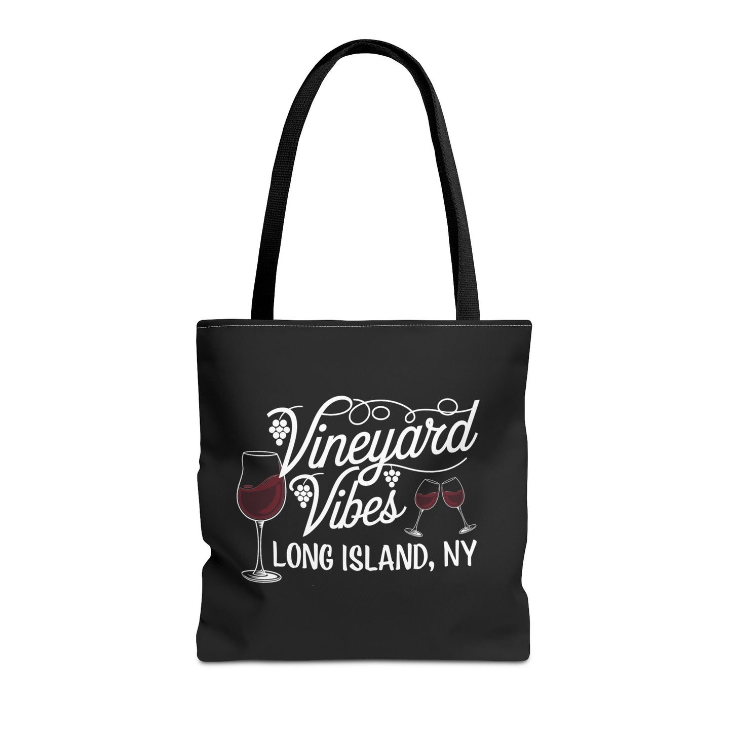 Vineyard Vibes What's Up Long Island? Tote Bag - Fun and Functional - Great gift for wine lovers
