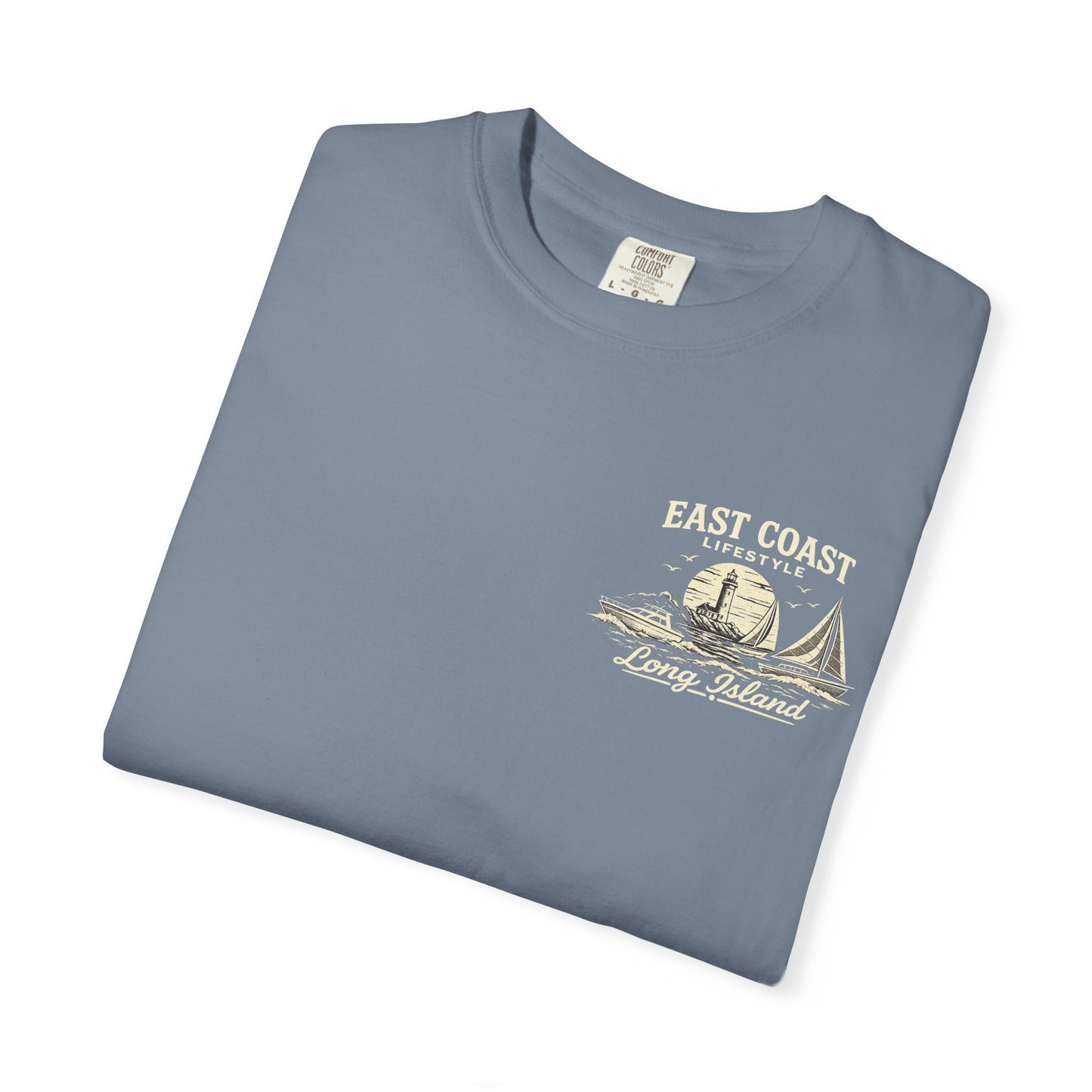 East Coast Lifestyle Long Island T-Shirt — Nautical Sailboat Graphic