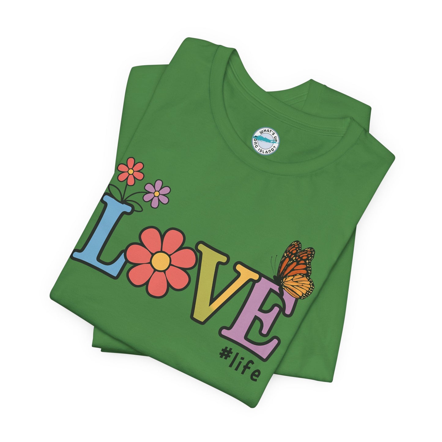 Colorful Love Life Unisex Jersey Tee