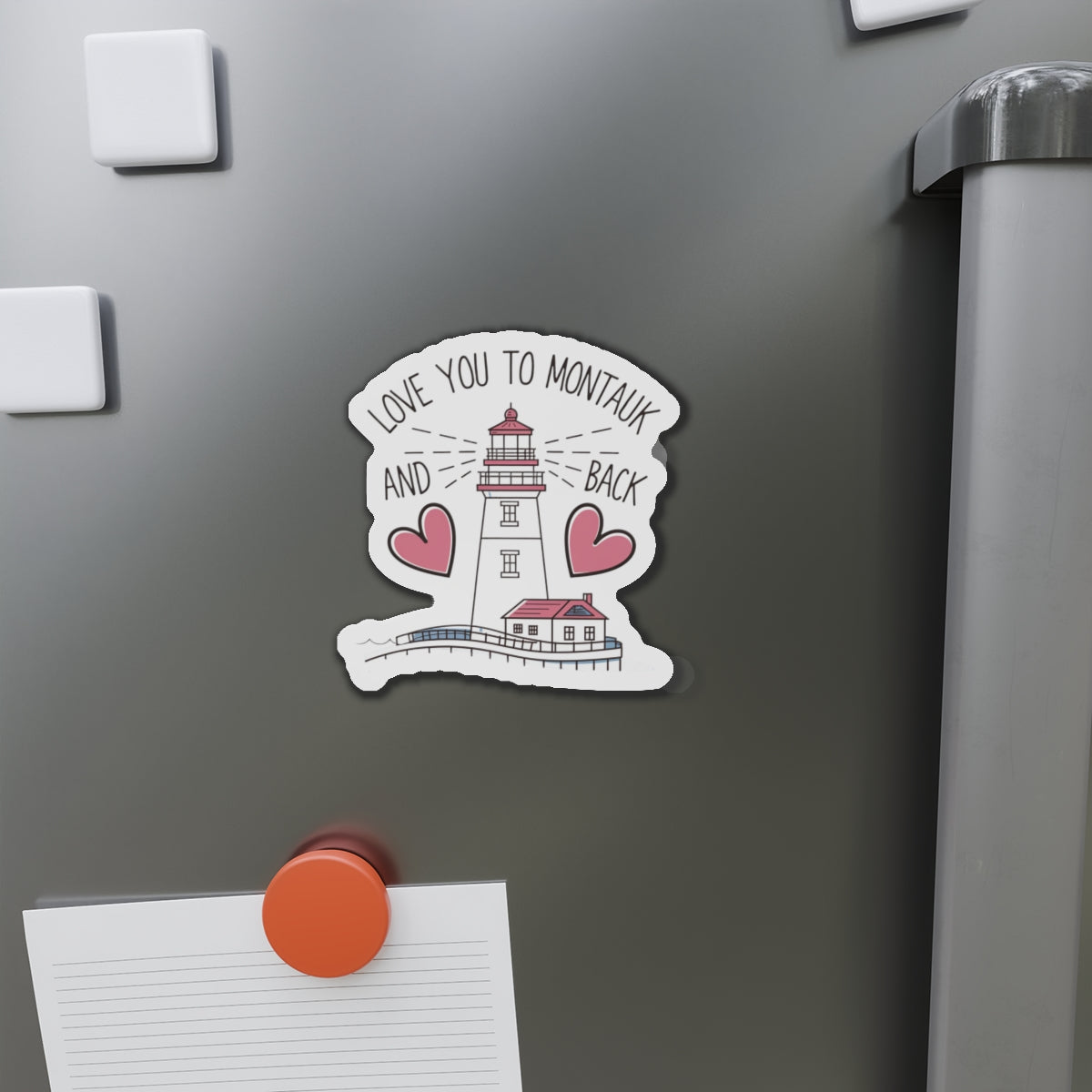 Coastal Love Die-Cut Magnet - Perfect for Home Decor, Gifts, Souvenirs, Beach Lovers, Nautical Themed