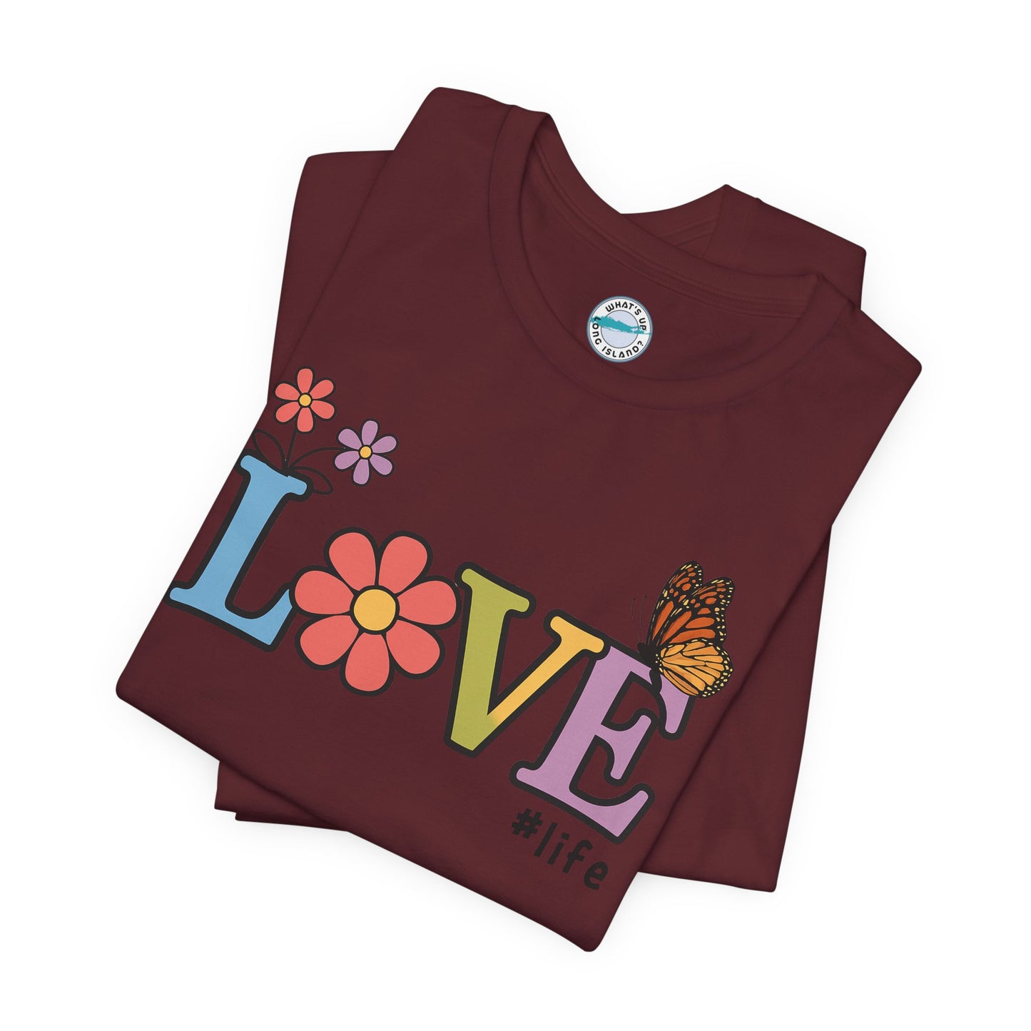 Colorful Love Life Unisex Jersey Tee