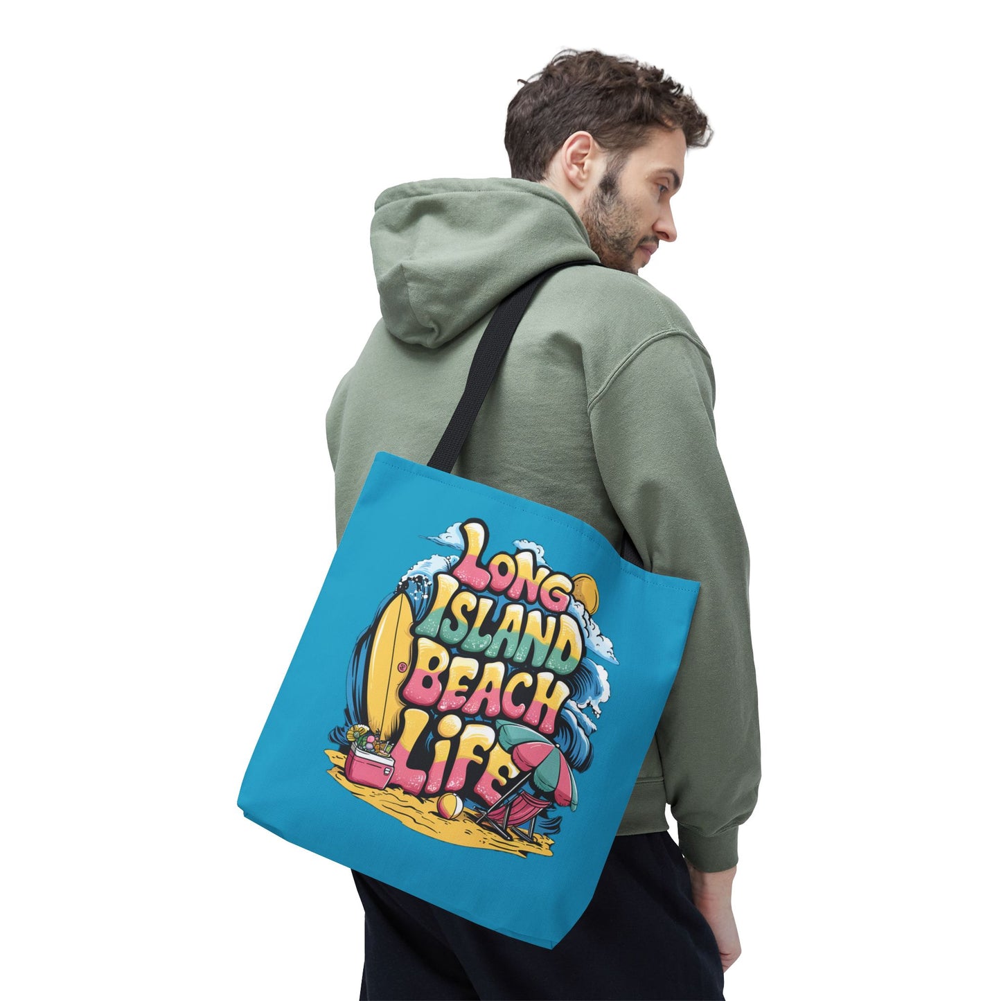 What's Up Long Island? Beach Life Tote Bag - Fun and Functional Beach Accessory - Birthday, holiday gift or just for yourself