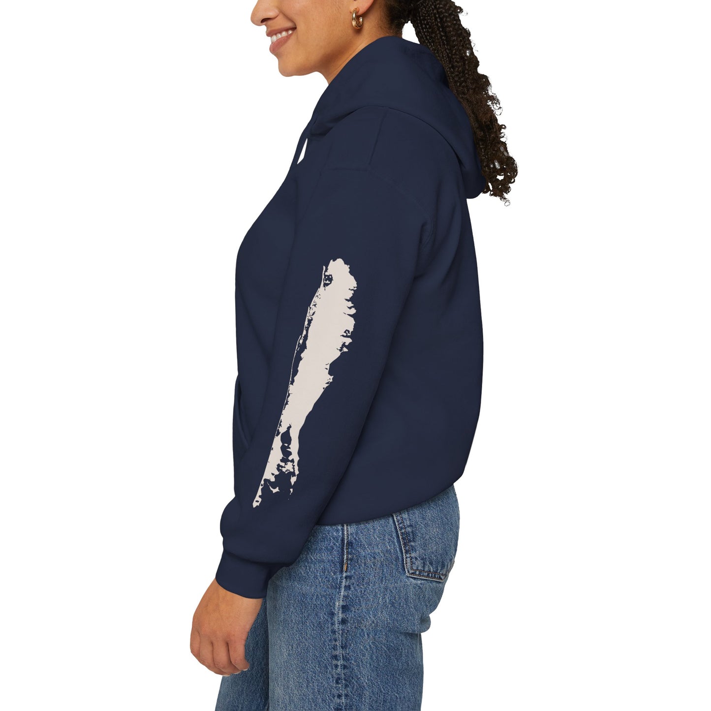 What's Up Long Island? Beach BBQ Graphic Unisex Hooded Sweatshirt