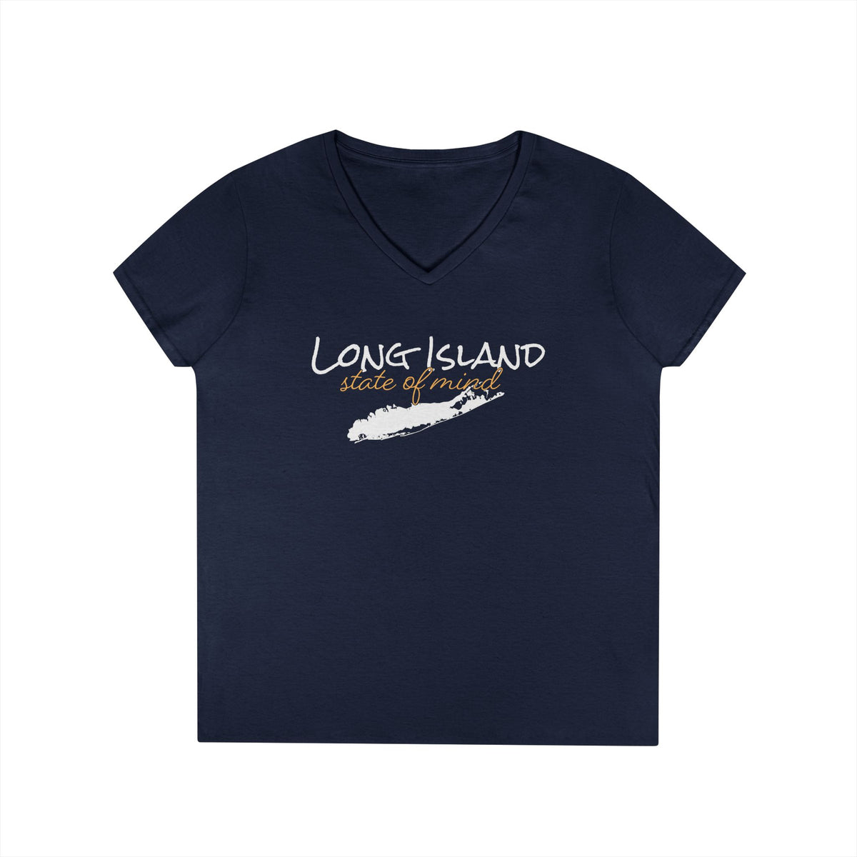 What's Up Long Island? State of Mind V-Neck T-Shirt