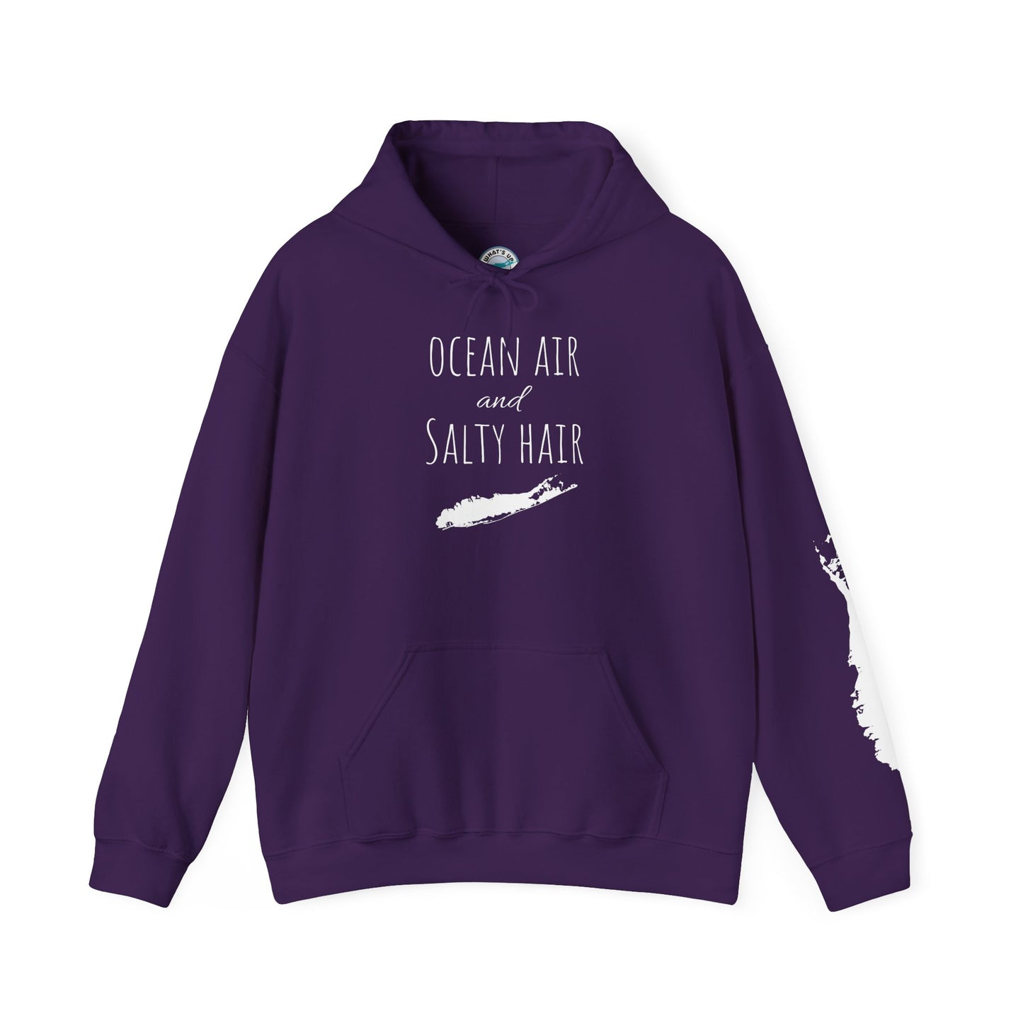 What's Up Long Island?  Ocean Air and Salty Hair Hoodie for Every Occasion | Perfect Gift, Casual Style