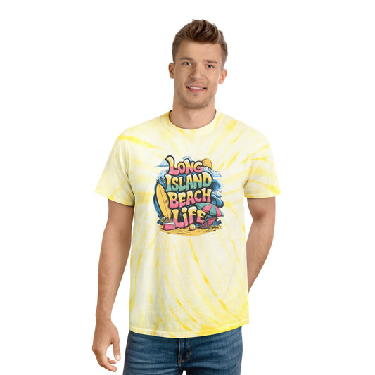 Long Island Beach Life - Tie-Dye Unisex Tee