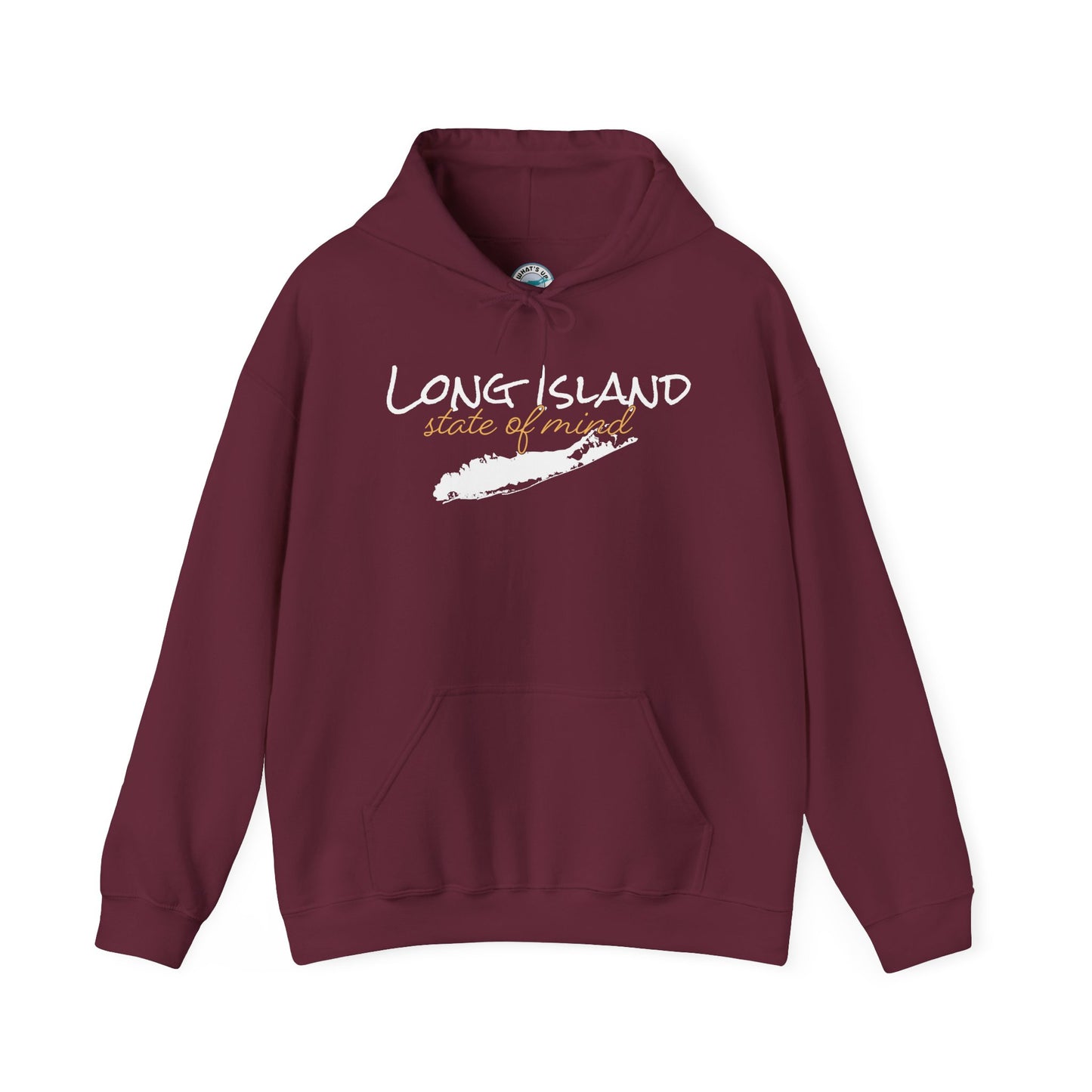 Long Island 'State of Mind' Hoodie — Coastal Island Unisex Graphic Pullover