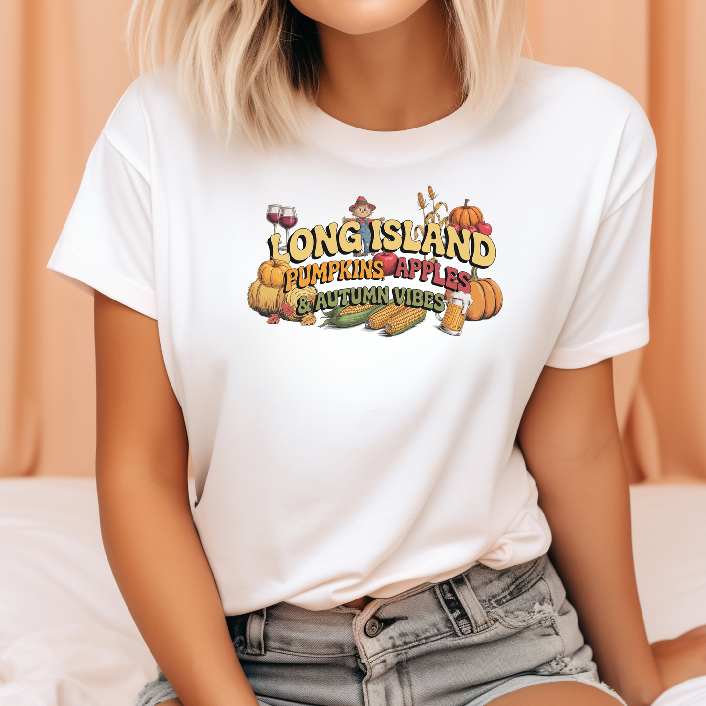 What's Up Long Island? Pumpkins, Apples & Autumn Vibes  T-Shirt