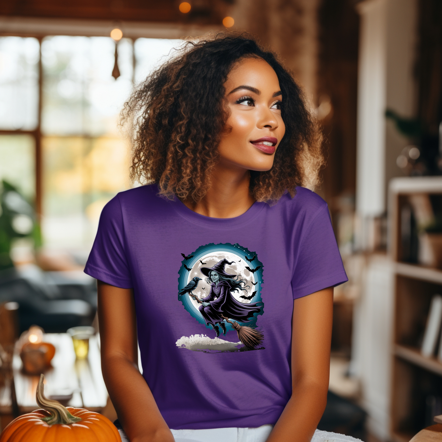 What's Up Long Island? Halloween Witch Flying Over Long Island T-Shirt, Unisex T-Shirt, Spooky Apparel, Fall Fashion